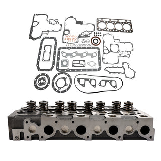 Complete Cylinder Head With Valve Spring & Gasket Kit For Kubota V1902 Engine