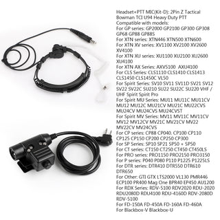 Adjustable Tactical Throat Mic 7.1mm Plug Headset + Free Combination PTT Wire
7.1mm Plug Adjustable Tactical Throat Mic Headset + Free Combination PTT Wire
Flexible Tactical Throat Mic 7.1mm Plug Headset + Free Combination PTT Wire