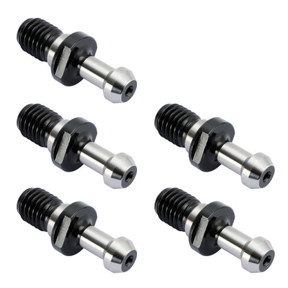 5Pcs CAT40 45° 0.589" Degree Pull Stud Retention Knob Fits HAAS CAT CNC Silver