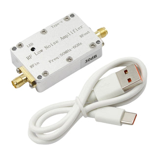 50m-6GHz Radio Frequency Amplifier 30dB High-Gain Front LNA Low Noise Signal