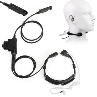 Throat Mic Microphone Headset Fit for BaoFeng BF-A58 BF9700 BF-S56 BF-UV9R