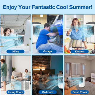 1177 CFM Indoor Portable Direct Evaporative Cooler