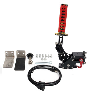 14Bit PC USB3.0 SIM Handbrake with Sword Hilt for Racing Games Steering Wheel Stand G27/G29 G920 PC WINDOWS