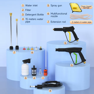1400W Electric Pressure Washer 3200PSI Portable Power Washer Max 1.8GPM