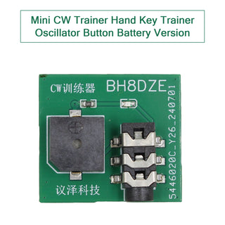 Morse Code Trainer Mini CW Trainer Hand Key Trainer Oscillator Button w Battery