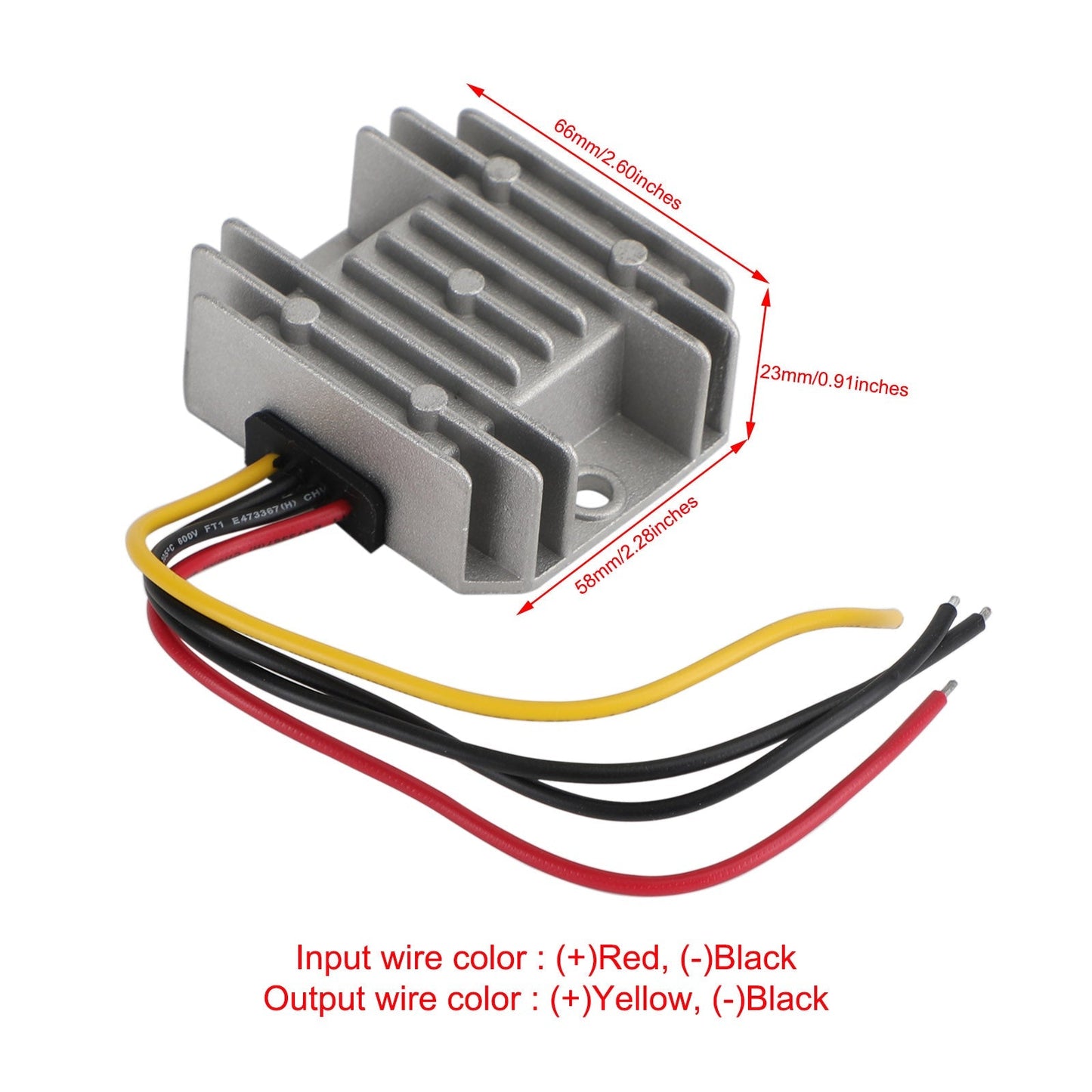 WaterProof 12V/24V to 5V 5A 25W Step Down DC/DC Power Converter Regulator Generic