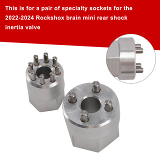 RockShox Brain Inertia Valve Tool 2022-2024–Socket Set for Specialized MINI Shock