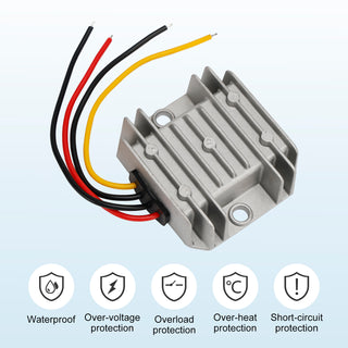 DC/DC Converter Regulator 6V Step Up to 12V 2A 24W Waterproof
