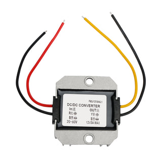 WaterProof DC20-60V To DC12V 3A 36W Step Down Power Converter Regulator