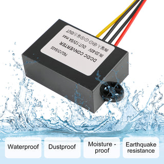 Waterproof Buck Step Down Converter DC20-60V to DC12V 5A Car Power Module