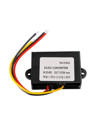 Waterproof Buck Step Down Converter DC20-60V to DC12V 5A Car Power Module