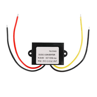 Waterproof Buck Step Down Converter DC20-60V to DC12V 5A Car Power Module