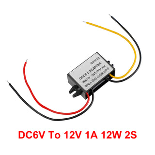 Waterproof DC-DC Boost Step-Up Converter 6V To 12V 1A Car Power Supply Module