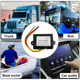 Waterproof DC-DC Boost Step-Up Converter 1A 6V To 12V Car Power Supply Module