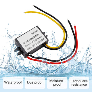 Waterproof DC-DC Boost Step-Up Converter 6V To 12V A Car Power Supply Module