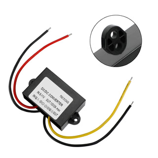 Waterproof DC-DC Boost Step-Up Converter 2A 6V To 12V Car Power Supply Module