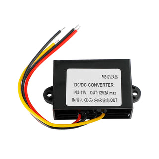 Waterproof DC-DC Boost Step-Up Converter 2A 6V To 12V Car Power Supply Module