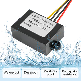 Waterproof DC-DC Boost Step-Up Converter 3A 6V To 12V Car Power Supply Module
