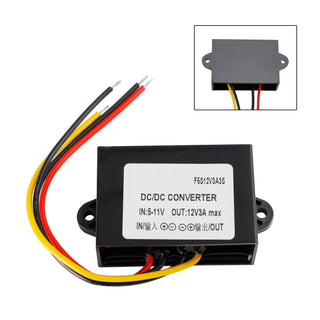 Waterproof DC-DC Boost Step-Up Converter 3A 6V To 12V Car Power Supply Module