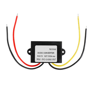 Waterproof DC-DC Boost Step-Up Converter 3A 6V To 12V Car Power Supply Module