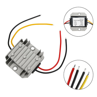 WaterProof DC/DC 24V to 12V 10A 120W Step Down Power Converter Regulator