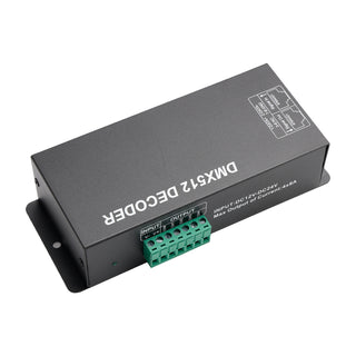 LED RGBW DMX 512 Controller Decoder Dimmer 4Channels 32A 4x8A Stripe Light