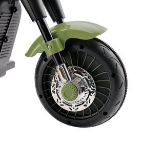 3Wheel 6V Kid Ride On Motorcycle Electric Toy With Colorful Light Music Green