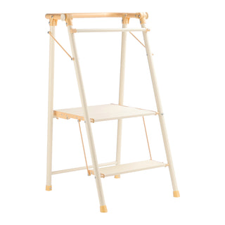 2-Step Kitchen Stepper Adult Folding Step Stool Kids Folding