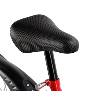 16 inch Children Bicycle w/ Training Wheels Basket Kickstand Red