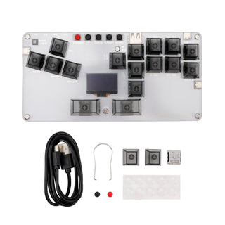 MustFun Hitbox Mini Stickless Controller Suitable For PC/PS3/PS4/Switch Black