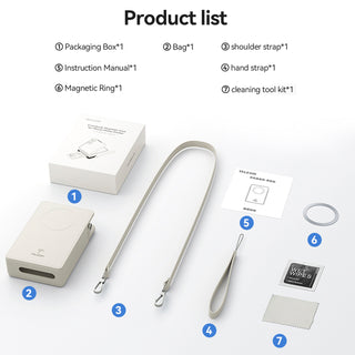 Storage Bag Mobile Phone Camera Magnetic Bag For Xiaomi Pocket Photo Printer 1s