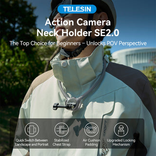Upgraded Two in One Magnetic Neck Halter Anti-Slip Air Cushion Padding Camera