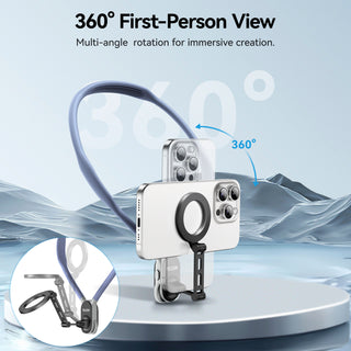 Magnetic Mobile Phone Neck Halter Max POV Angle Lazy Holder Live Mobile Phone