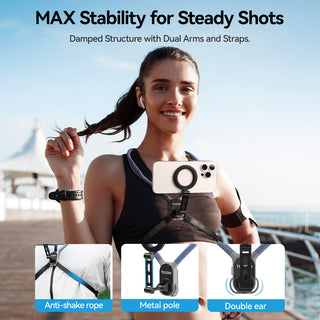 Magnetic Mobile Phone Neck Halter Max POV Angle Lazy Holder Live Mobile Phone