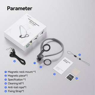 Magnetic Neck Halter Bracket Quick Release Shock Absorption For Mobile Phone