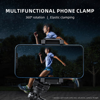 Multifunctional Phone Holder Expandable Fill Light Mobile Phone Desktop Stand