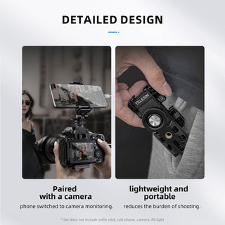 Multifunctional Phone Holder Expandable Fill Light Mobile Phone Desktop Stand