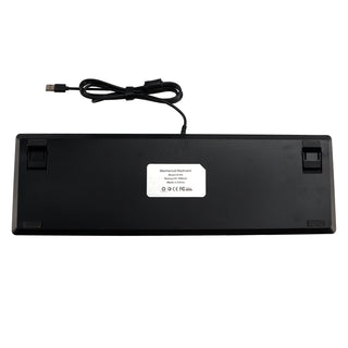 104-Key Wired Mechanical Linear Switch Gaming Keyboard Blue Switch Customizable