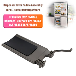 2pcs WR17X20449 Dispenser Lever Paddle Assembly For GE Hotpoint Refrigerators