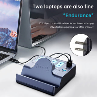 140W Smart Wireless Fast Charging Socket High Power PD100W Notebook QC Charging