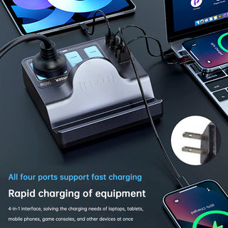 140W Smart Wireless Fast Charging Socket High Power PD100W Notebook QC Charging