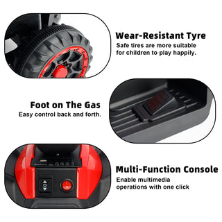 Battery Powered 12V Kids ATV – Ride-On 4 Wheeler Quad Car Toy