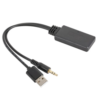 Car CD Audio Bluetooth 5.0 Receiver USB 3.5mm Jack Adapter For Car AUX Speaker