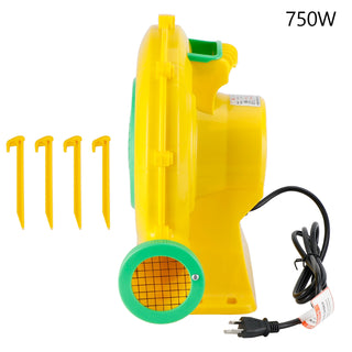 750 Watt Inflatable Bounce House Water slide Air Pump Blower Fan Inflatable castle