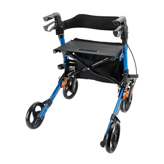 Topteng Lightweight Foldable Rollator Walker with Seat & Adjustable Height
