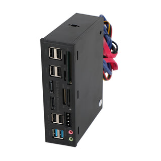 5.25" USB 3.0 SATA eSATA Media Dashboard Card Mult-Reader 20 pin Front Panel