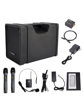 CX-10 Portable Megaphone Wireless Portable PA Speaker System FM Loudspeaker