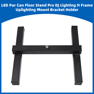 LED Par Can Floor Stand Pro DJ Lighting H Frame Uplighting Mount Bracket Holder