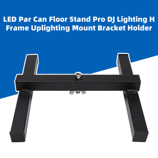 LED Par Can Floor Stand Pro DJ Lighting H Frame Uplighting Mount Bracket Holder