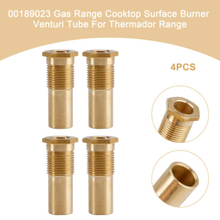 00189023 Gas Range Cooktop Surface Burner Venturi Tube For Thermador Range 4PCS